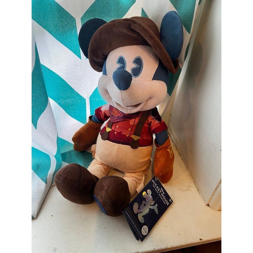 New Disney World 50th 17" Big Thunder Mountain Railroad Mickey Mouse Plush 2021